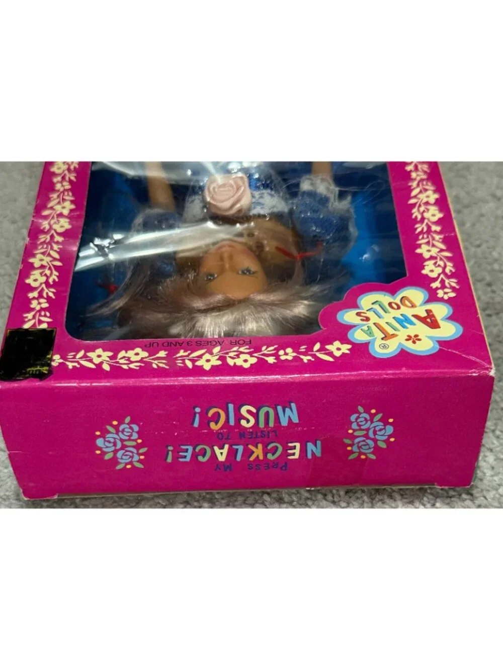 Vintage Anita Dolls With Musical Necklace #130 New Sealed